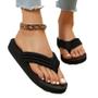 Imagem de Chinelo Feminino Casual de Verão - Plataforma Leve com Bico Clip