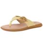 Imagem de Chinelo Feminino Couro Ouro Light Usaflex MM0602