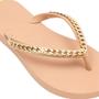 Imagem de Chinelo Feminino de Dedo Casual Dia a Dia Praia Passeio com Aplique de Corrente J-Soft Petite Jolie Pj7122