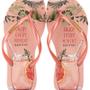 Imagem de Chinelo Feminino Enjoy Every Moment - Rafitthy - Rosê e Off White