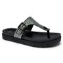 Imagem de Chinelo Feminino Flatform Preto Brilhos Tanara T8134-0001