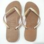 Imagem de Chinelo Feminino Havaianas Slim Bronze