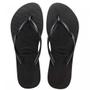 Imagem de Chinelo Feminino Havaianas Slim Grade Preto - 4000