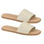 Imagem de Chinelo  Feminino Moleca 5494.100 Branco/Dourado