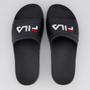 Imagem de Chinelo Fila Sleek Slide Preto e Branco