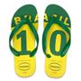 Imagem de Chinelo Havaianas Brasil Amarelo Copa do Mundo