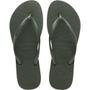 Imagem de Chinelo Havaianas Feminino SLIM 35/6 Verde Olive