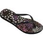 Imagem de Chinelo Havaianas Feminino SLIM Animals 39/40 Preto