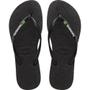 Imagem de Chinelo Havaianas Feminino SLIM Brasil 39/0 Preto PAR