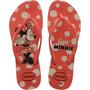 Imagem de Chinelo Havaianas Feminino SLIM Disney 33/4 Vermelho CRUS