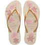 Imagem de Chinelo Havaianas Feminino Slim Organic Floral Tiras Finas