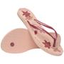 Imagem de Chinelo Havaianas Feminino Slim Organic Floral Tiras Finas