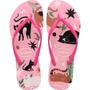 Imagem de Chinelo Havaianas Feminino SLIM PETS 37/8 Rosa GLOW PAR