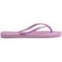 Imagem de Chinelo Havaianas Feminino Slim Square Logo Pop Up Lilás