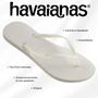 Imagem de Chinelo Havaianas Feminino Slim Tradicional Tira Fina Original Branco