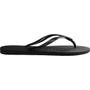 Imagem de Chinelo Havaianas Feminino Slim Tradicional Tira Fina Original Preto
