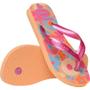 Imagem de Chinelo Havaianas Infantil KIDS Flores 27/28  Pessego PAR