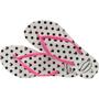 Imagem de Chinelo Havaianas Infantil SLIM Disney 31/2 BRANCO/ROSA