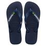 Imagem de Chinelo Havaianas Logo Brasil Original Azul Masculino 37/38 a 43/44 Sandália Havaiana