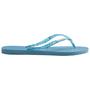 Imagem de Chinelo Havaianas Slim logo Metallic Gritter Feminina Tiras Finas Original com Nota Fiscal