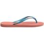 Imagem de Chinelo Havaianas Slim Logo Pop-Up Feminina - Rosa e Azul