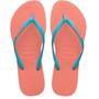 Imagem de Chinelo Havaianas Slim Logo Pop Up Rosa Peach 35/36