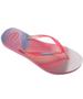 Imagem de Chinelo Havaianas Slim Metallic Rainbow Pink Lemonade 33/34