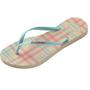 Imagem de Chinelo Havaianas Slim Retro Bege Palha E Azul 41/2 Original