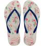 Imagem de Chinelo Havaianas Slim Romance Branco/Marinho - 41/42