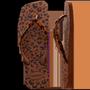 Imagem de Chinelo Havaianas Slim Square Feminino Onça Velvet Tiras Aveludadas 33 ao 40 100% Original