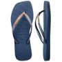 Imagem de Chinelo Havaianas Slim Square Glitter - Azul Indigo - Tam 33/34