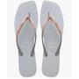 Imagem de Chinelo Havaianas Slim Square Glitter-Cinza Gelo-Tam 33/34