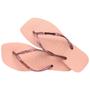 Imagem de Chinelo Havaianas Slim Square Logo Metallic Rosa Ballet