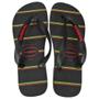 Imagem de Chinelo Havaianas Top Stripes Logo Preto com Vermelho