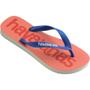 Imagem de Chinelo Havaianas Unissex TOP Logo Mania 37/38 Branco