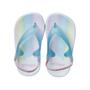 Imagem de Chinelo Infantil Feminino Ortopé Acqua com Glitter Degrade Azul e Rosa