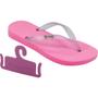 Imagem de Chinelo Infantil Feminino Pampili Love em PVC cor Pink Flour