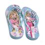 Imagem de Chinelo Infantil Grendene Ipanema Barbie Meu Encanto Glitter Azul/Rosa