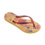 Imagem de Chinelo Infantil Havaianas Kids Slim Princess Amarelo - 4123