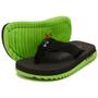 Imagem de Chinelo Infantil Kenner Kivah Cushy Kids - Preto e Verde