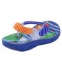 Imagem de Chinelo Infantil Klin Acqua Print Royal/Laranja Jacaré