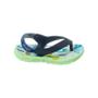 Imagem de Chinelo Infantil Masculino Ortopé Acqua Azul Marinho e Verde