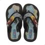 Imagem de Chinelo Infantil Menino Grendene Kids One Piece Explorer Preto Cinza e Azul