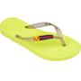 Imagem de Chinelo infantil pampili love amarelo neon 460054