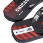 Imagem de Chinelo Infantil Rider Feel Nba Chicago Preto/vermelho