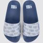 Imagem de Chinelo Infantil Rider Slide Full 86 NBA - Azul e Cinza