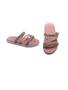 Imagem de Chinelo Infantil Slide Molekinha Rasteira Strass 2352.107