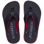 Imagem de Chinelo Kenner Kivah Line Masculino - Preto e Vermelho