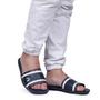 Imagem de Chinelo Masculino Canvas Alpha Em Couro Azul