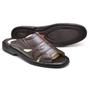 Imagem de Chinelo Masculino Conforto Couro Marrom Café Youth Class